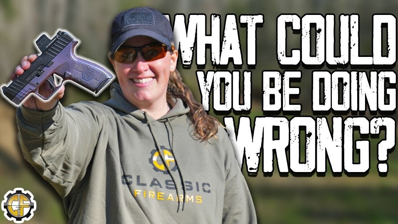 5 ошибок, которые совершают женщины при стрельбе из пистолета