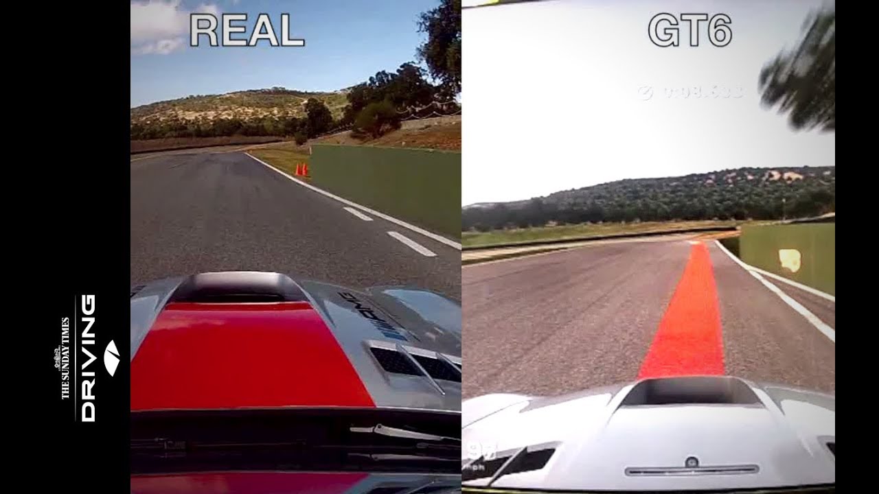 Gran Turismo 6 vs. real life: Mercedes SLS AMG GT3 at Ascari