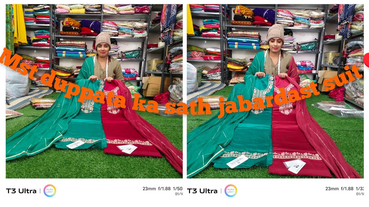 Jabardast color ke sath suit 💯👍 order now 8395932264