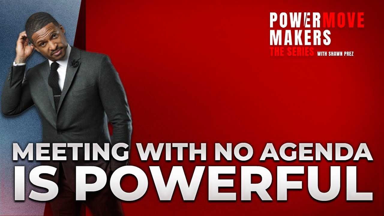 Meeting with No Agenda is Powerful - Jameel Spencer CEO of Writeful Place