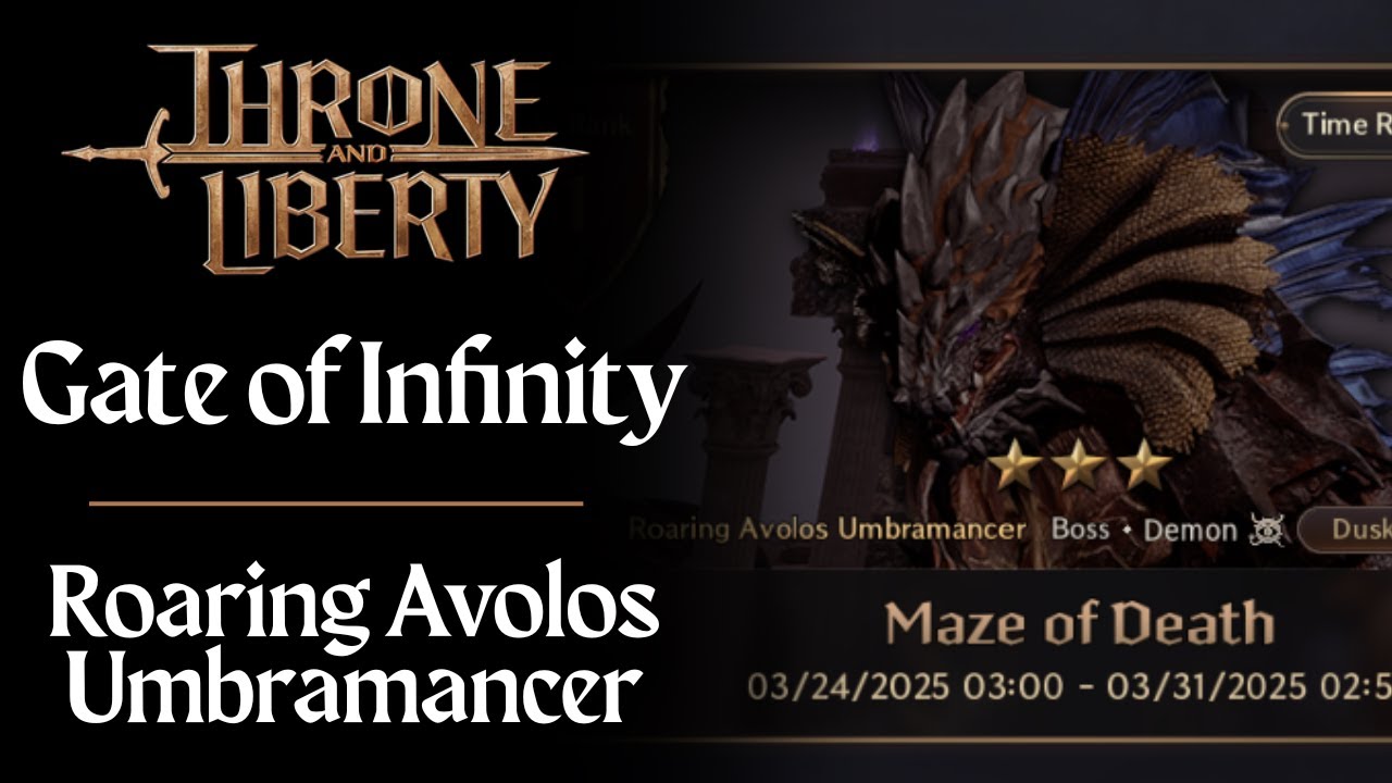 Gate of Infinity - Maze of Death - Roaring Avolos Umbramancer