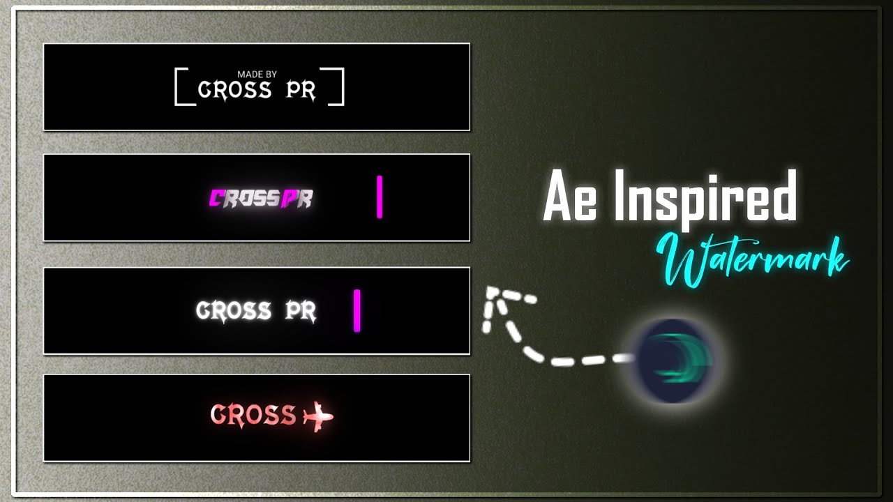 Top 10 Best Watermark Like Ae In Alight Motion (+Preset)