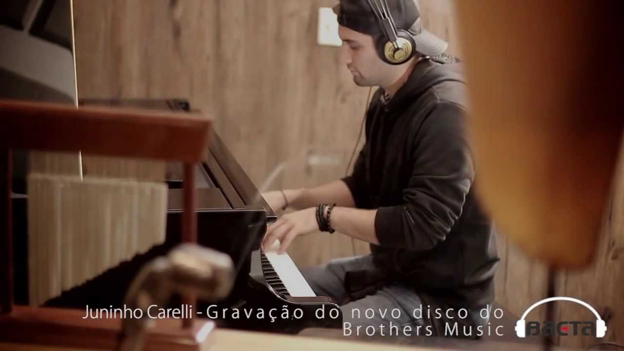 Juninho Carelli - Grava&ccedil;&atilde;o do novo disco do Brothers Music nos Estudios Baeta! Asas da Liberdade