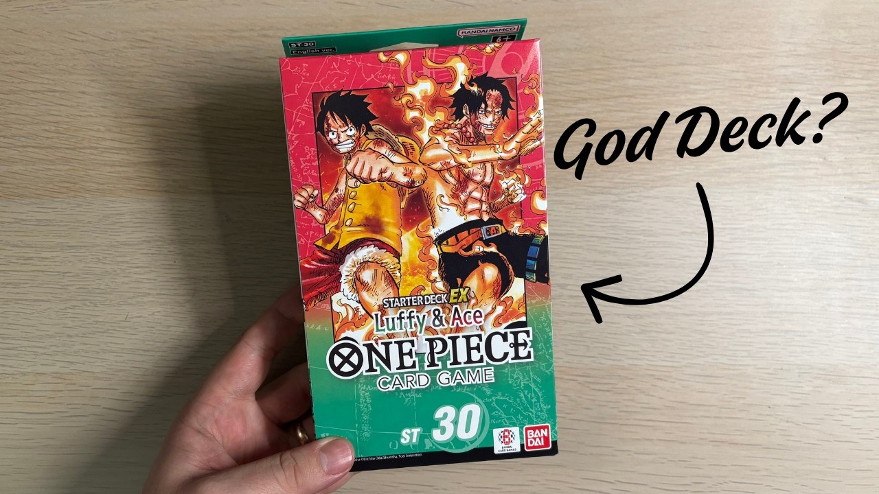 Распаковка НОВОГО стартового набора One Piece - ST30 Эйс и Луффи