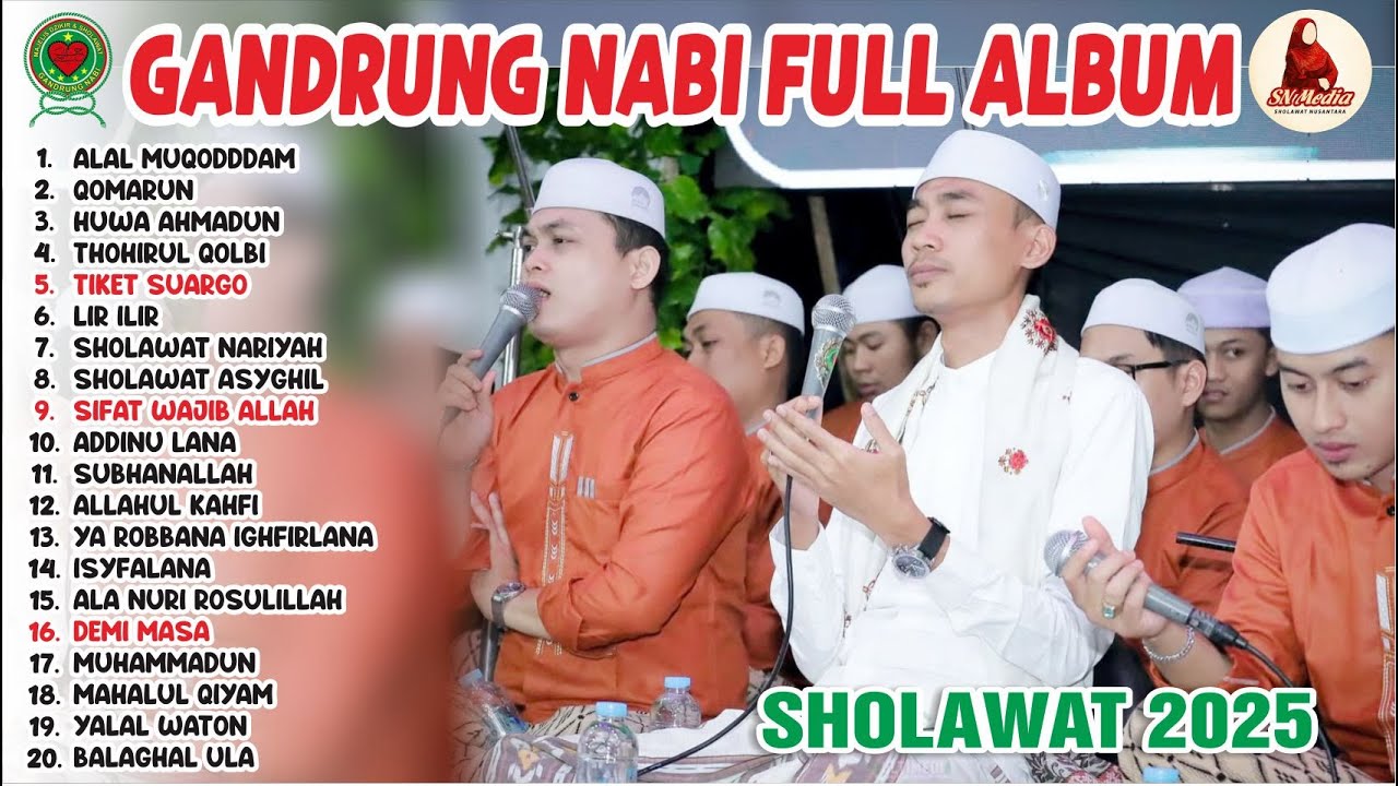 FULL ALBUM SHOLAWAT GANDRUNG NABI 2025 | ALAL MUQODDAM | TIKET SUARGO