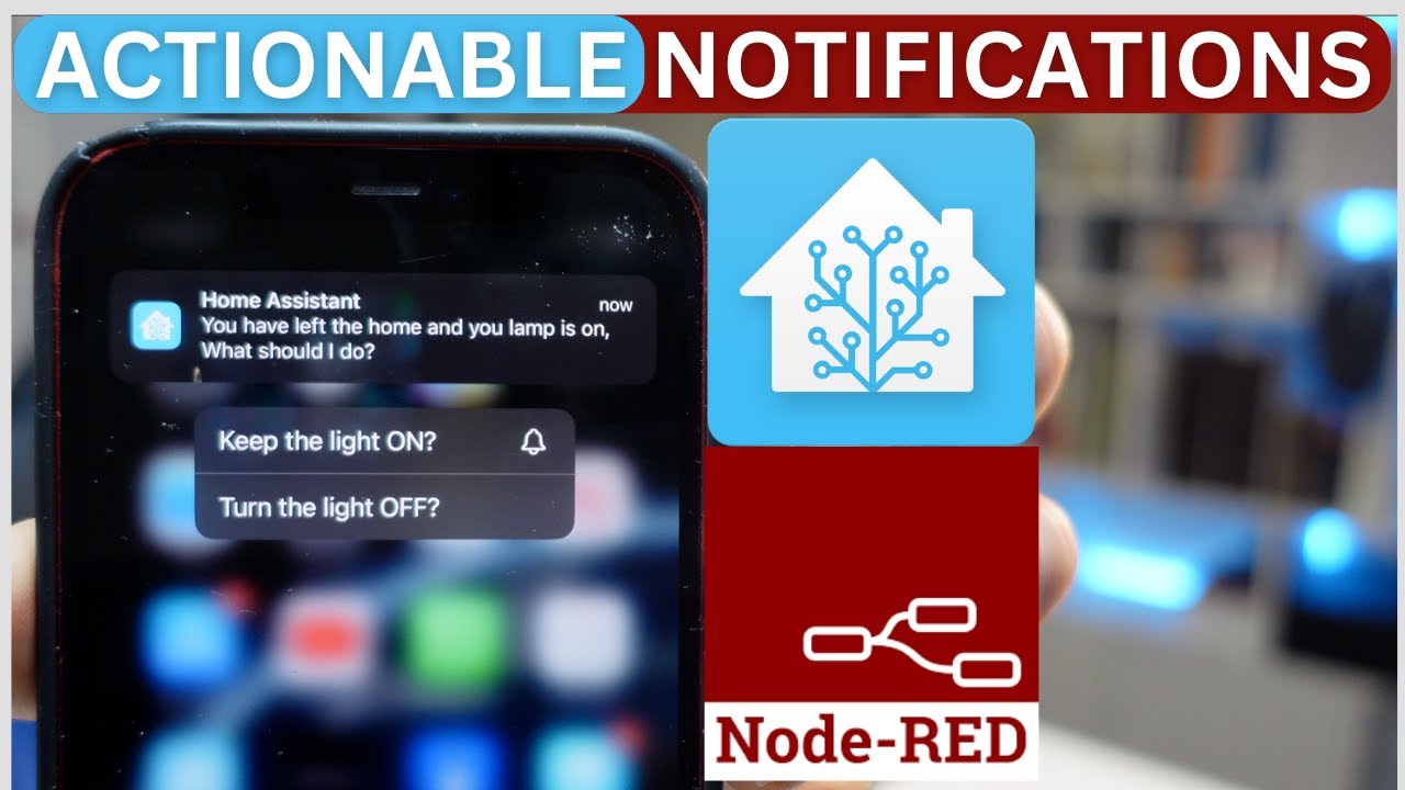 Управляйте своим умным домом с помощью АКТИВНЫХ уведомлений (Node-Red и Home Assistant)
