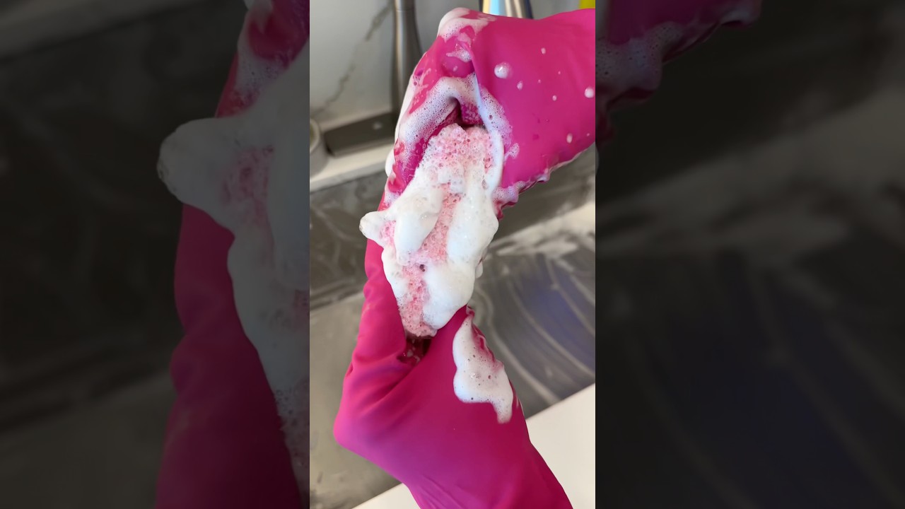 *ASMR* SINK DEEP CLEAN! #asmr #clean #cleaning #kitchen #sink #sinkcleaning #asmrcleaning