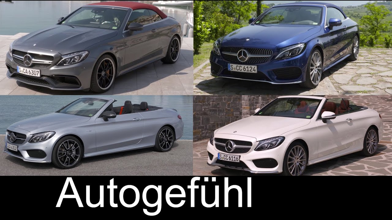 Exterior/Interior versions & colours Mercedes C-Class Cabriolet C300 C400 C43 C63S C-Klasse
