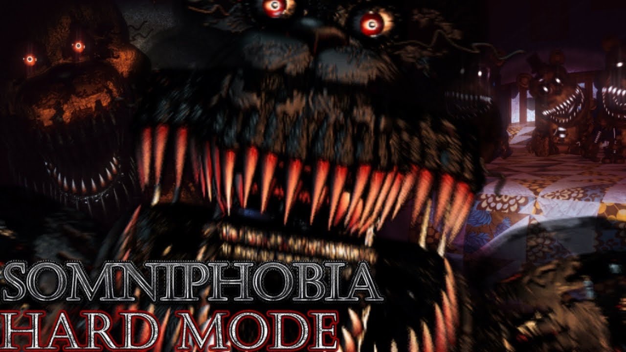 FNaF 4 CN - Somniphobia Hard Mode Completed - Mod By Shooter25 (Game In Description!)
