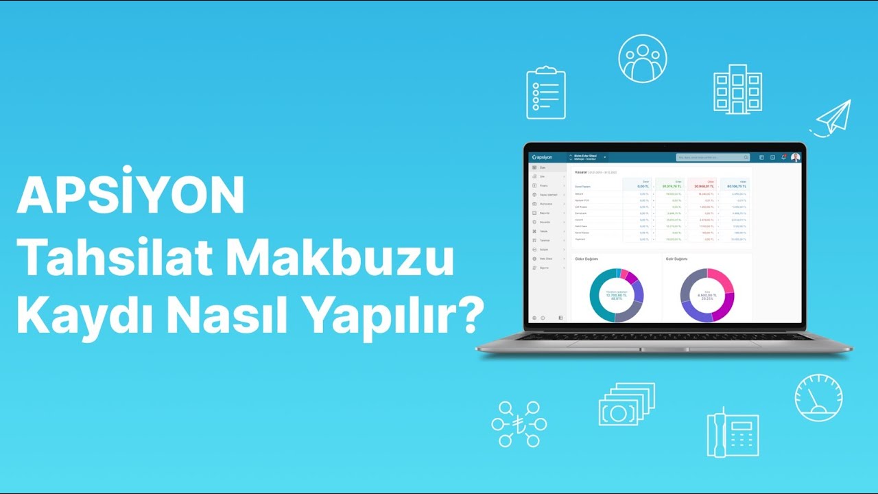Apsiyon'da Tahsilat Makbuzu Kaydı