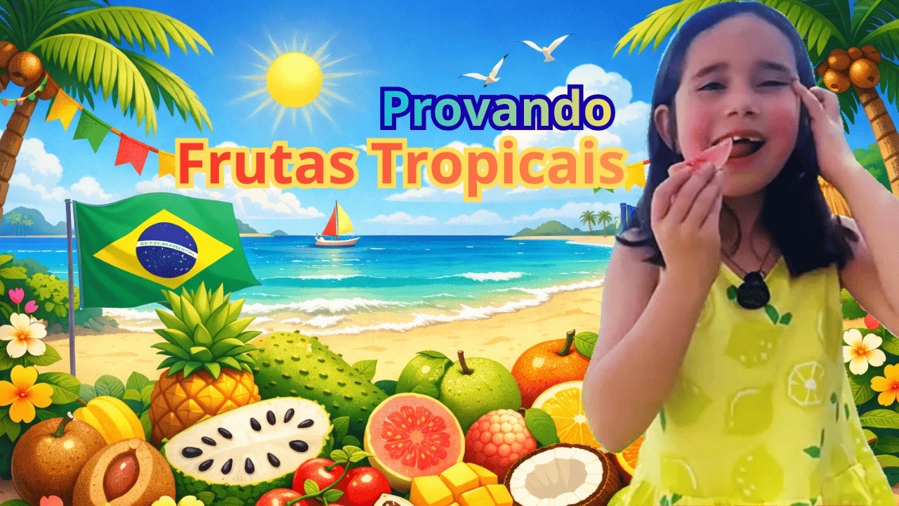 Provei Frutas Tropicais do Brasil Pela Primeira Vez 😲 e Me Surpreendi!🍍