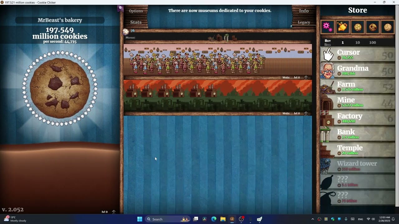 Speedrunning Cookie Clicker By Orteil Part 1