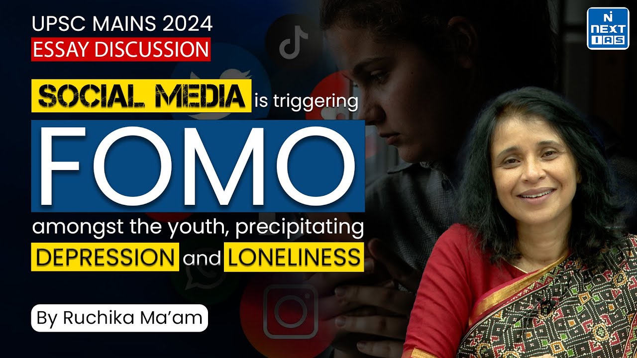 Social media is triggering ‘FOMO’ amongst the youth! #depression #loneliness #UPSC