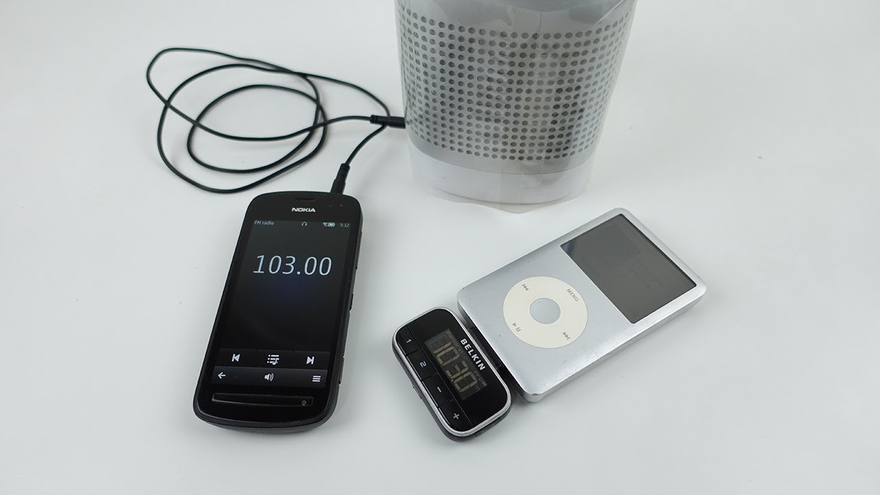 The Belkin TuneFM - FM Transmitter for the iPod Classic