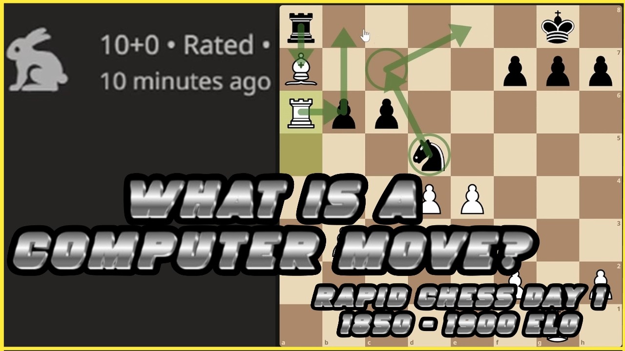 How Many Computer Moves Can I Play? Rapid Chess 1800 - 2000 ELO