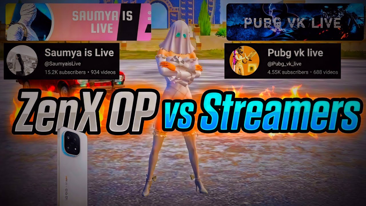 ZenX OP vs STREAMERS! 😱 Intense 1v1 Battle!