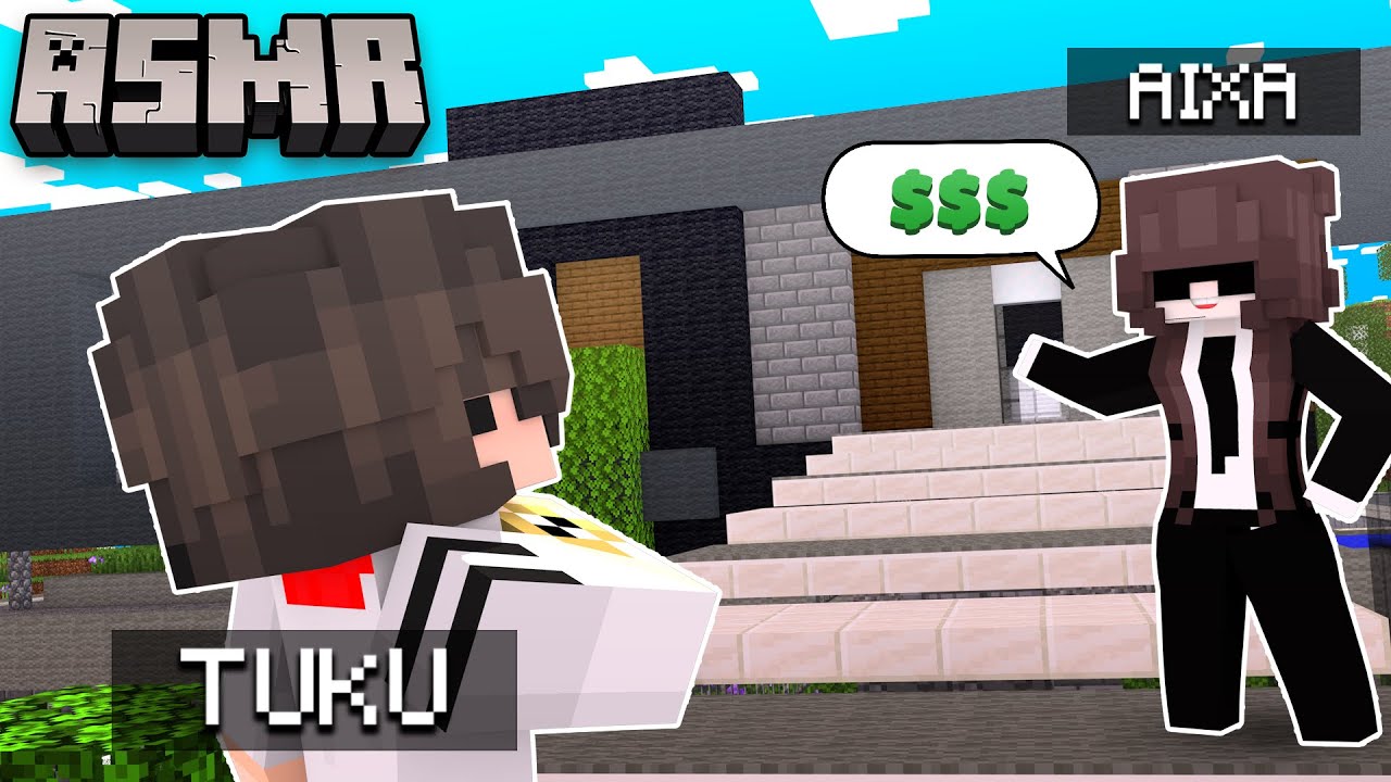 ASMR Minecraft | LE VENDO UNA MANSIÓN A UN MILLONARIO