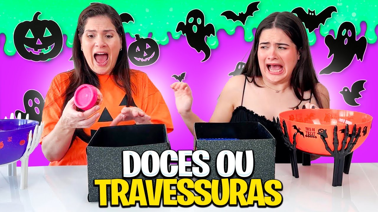 DESAFIO DOCES OU TRAVESSURAS DE HALLOWEEN 🎃 