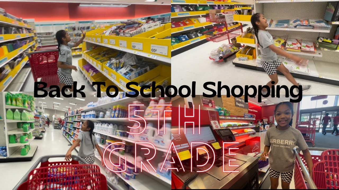 2022 Back To School Shopping | Going to 5th grade