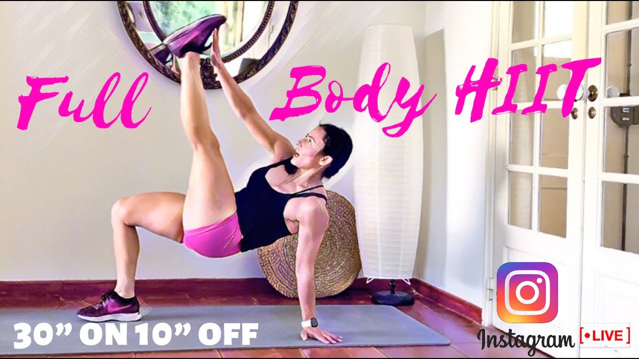 Instagram LIVE 39 (8 Maio) - Full Body HIIT (Queima até 300 cal) | Carolina NOW