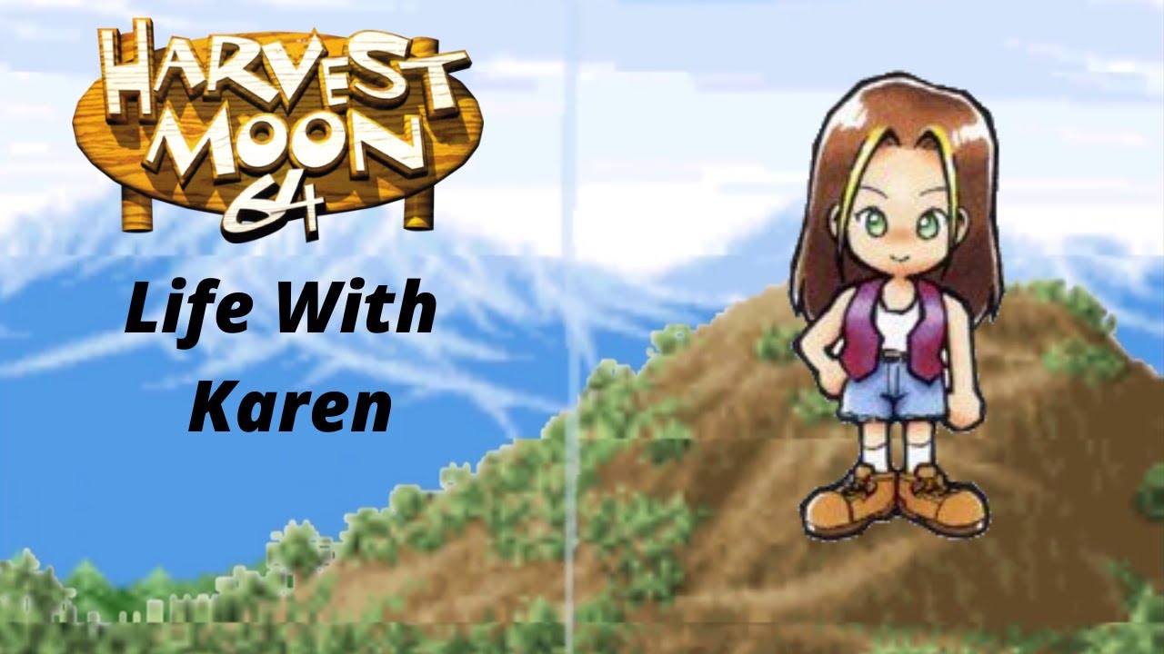 Harvest Moon 64 - Karen (Events, Dialogue, Marriage)