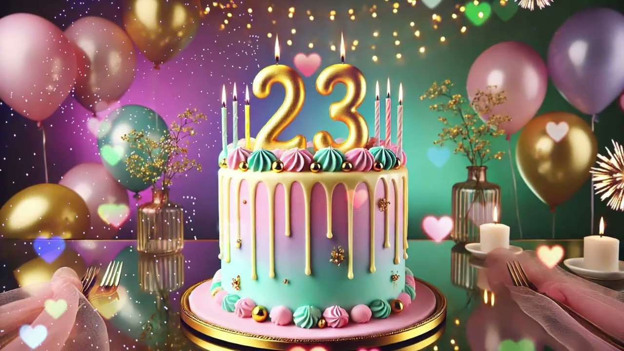 ❤️ Celebrating 23 Years of Awesomeness! 🥳 Happy Birthday! 🎂 Happy Birthday Remix 💝 Happy Birthday 🎁