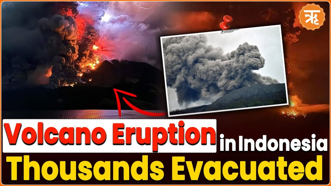 #Indonesia Recent Volcanic Eruption Triggers Tsunami Warnings In Indonesia | Ritam English