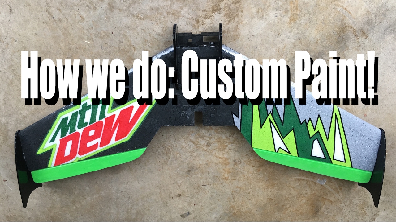 Custom Painting A FPV Wing