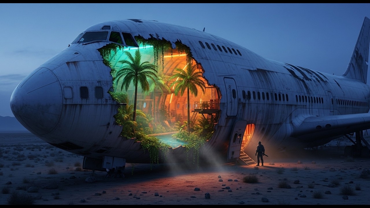 Jungle in the Sky: Transforming a Deserted 747 into a Hidden Oasis
