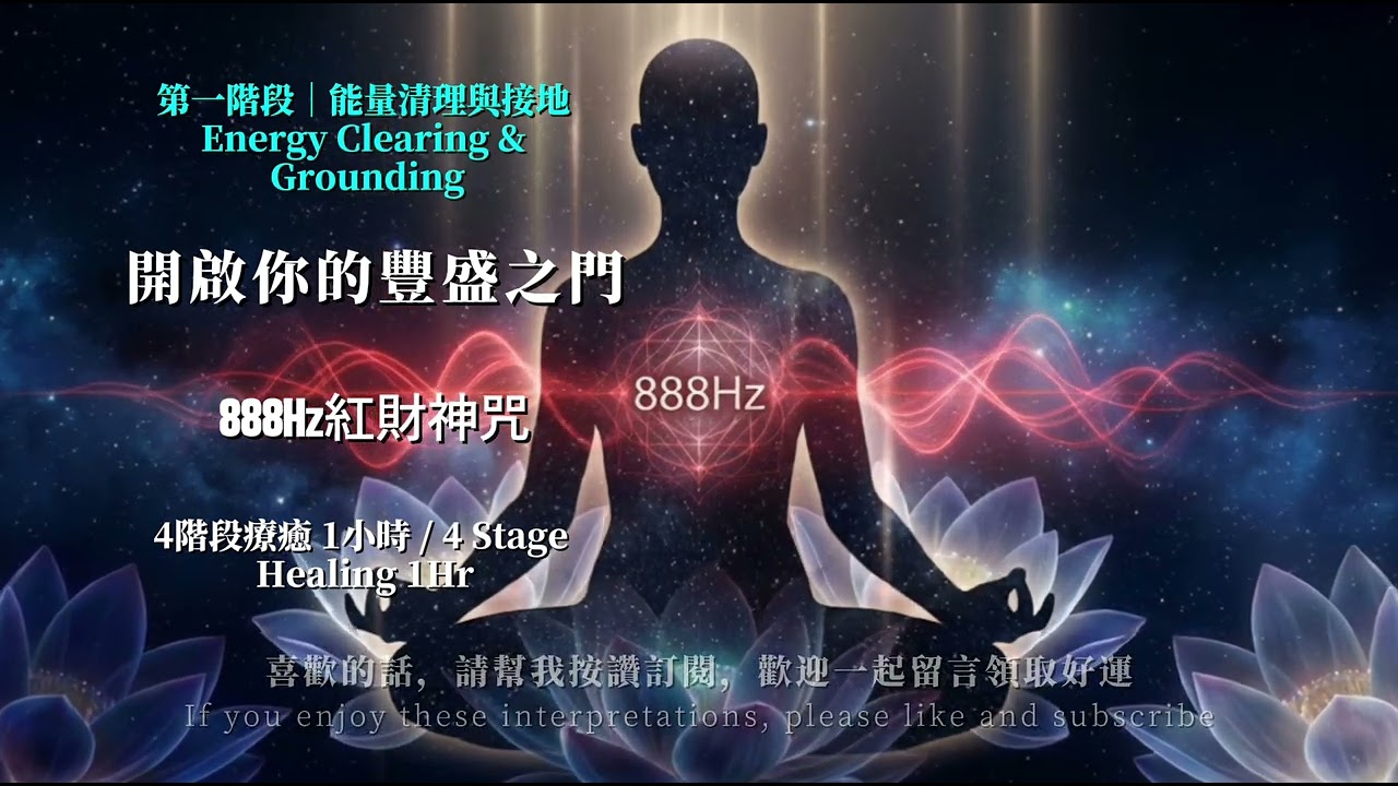 💰888Hz紅財神咒｜招聚人緣貴人運，24小時內啟動豐盛磁場✨ Red Jambhala Mantra: Attract Wealth & Noble Supporters