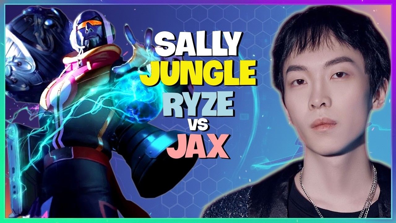 Challenger Ryze : Sally is DEVASTATING the Jungle and WRECKING this Jax - Engsub