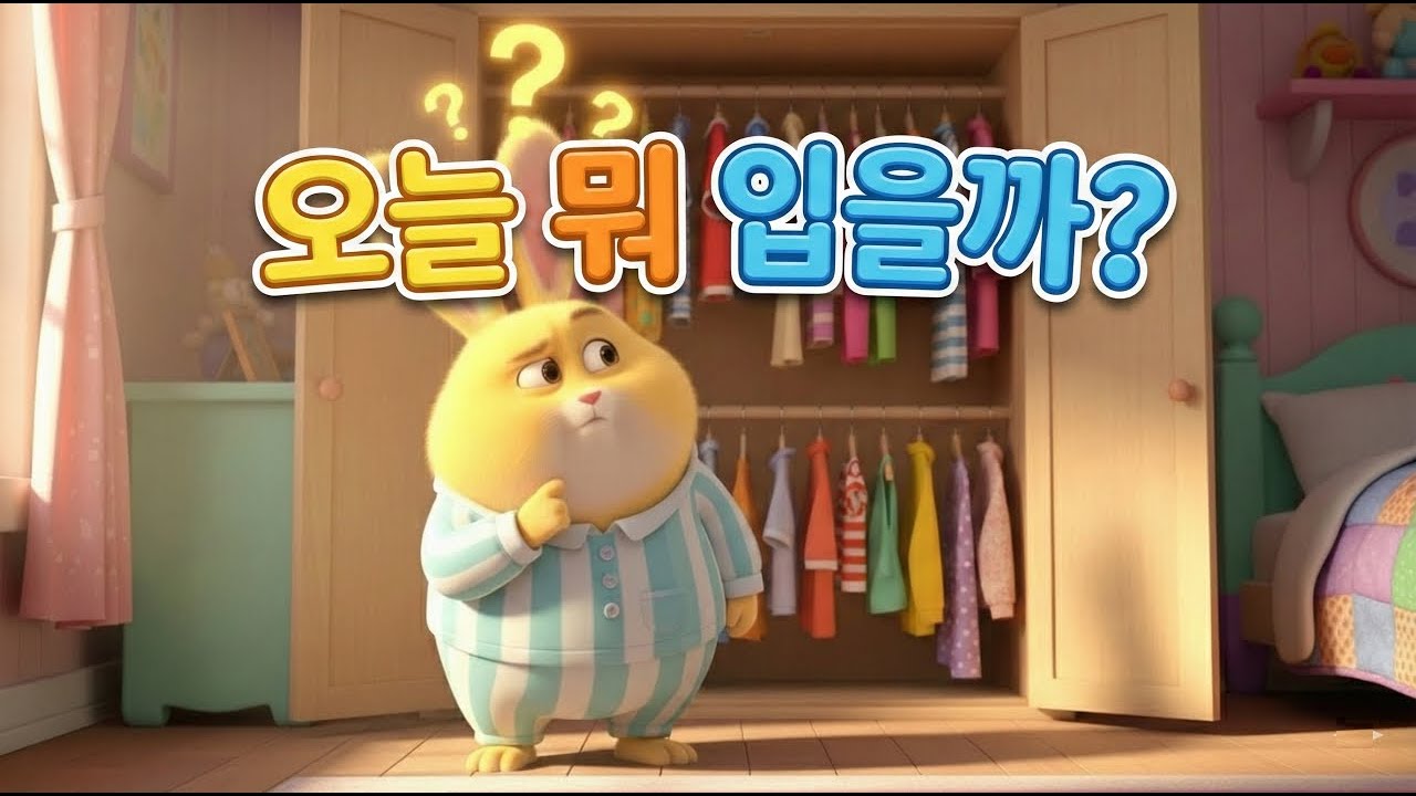 🎵 오늘 뭐 입을까? | 혼자서 옷 입는 습관송 | 생활습관 동요