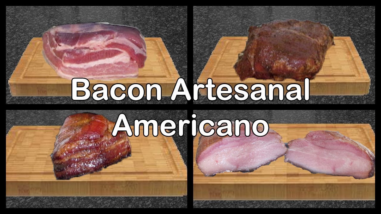 COMO FAZER BACON NATURAL Bacon Artesanal Bacon Caseiro Bacon Americano Gourmet Receita de Bacon