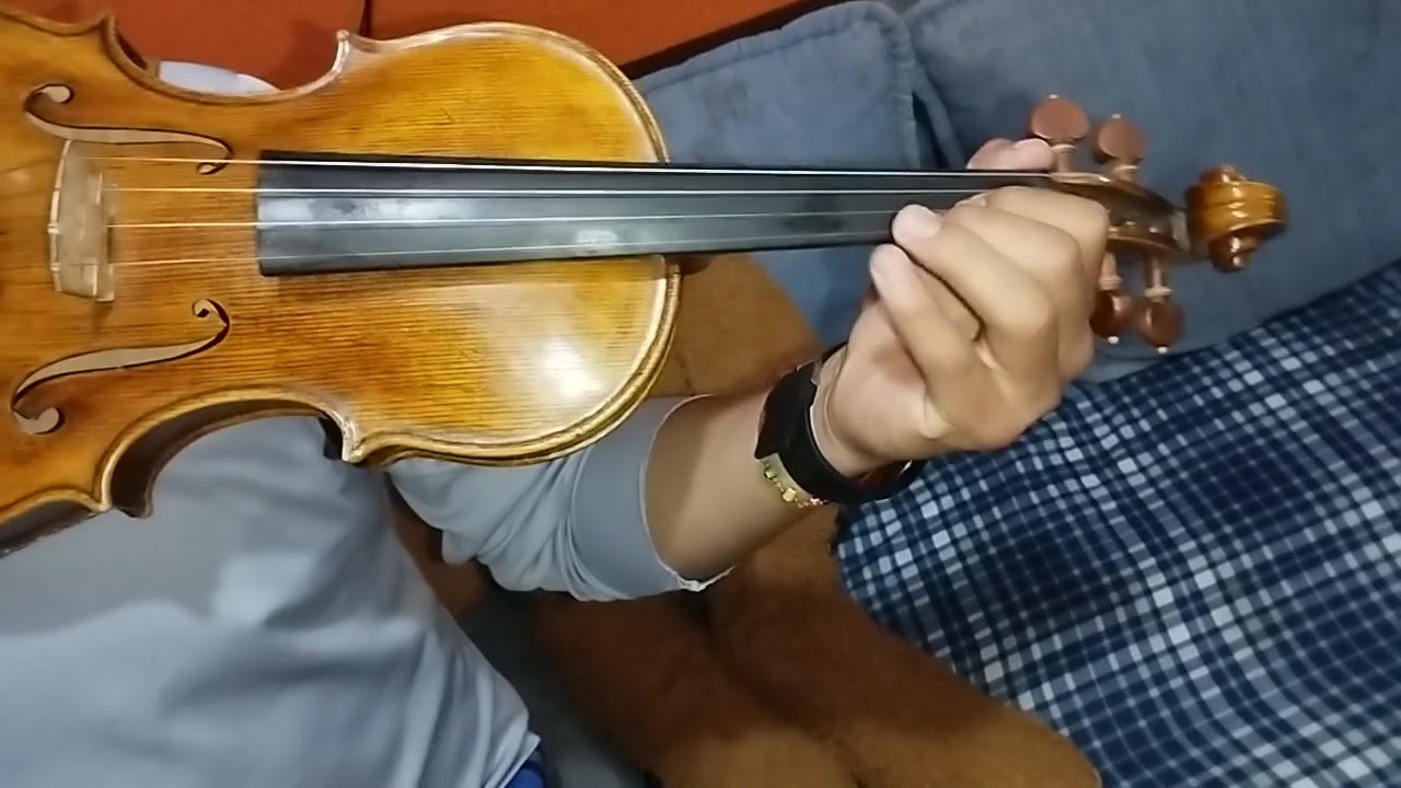 Tutorial de El Andariego de cajón para violín Mi menor