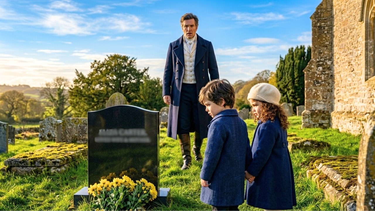 The Duke found twins at his son's grave — and just three words brought him to his knees