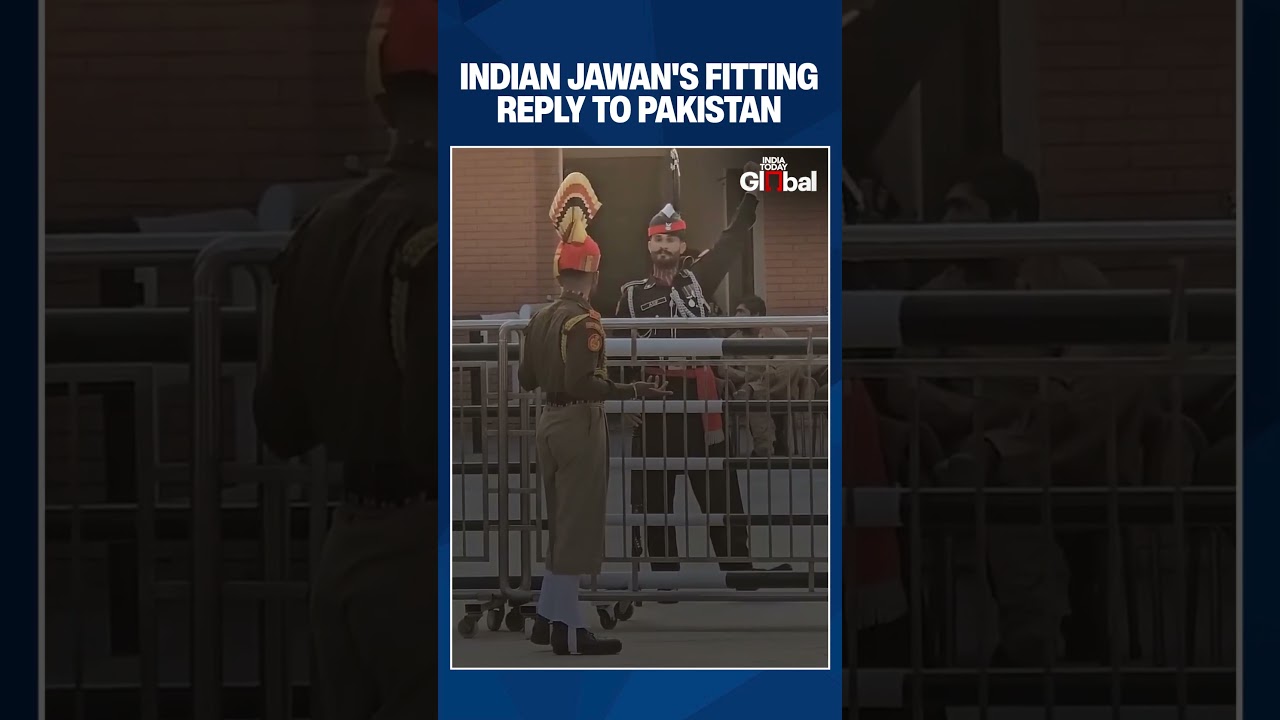 Indian Jawan Gives Fitting Reply To Pakistani Soldier | India Today Global