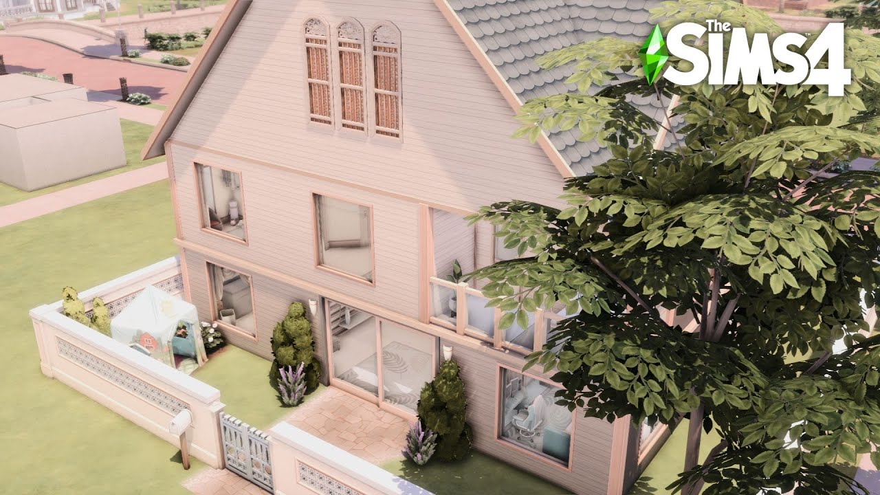 💜RENOVATING @wolfgirlsimming  'S BUILD | The Sims 4 | Speed Build | No CC