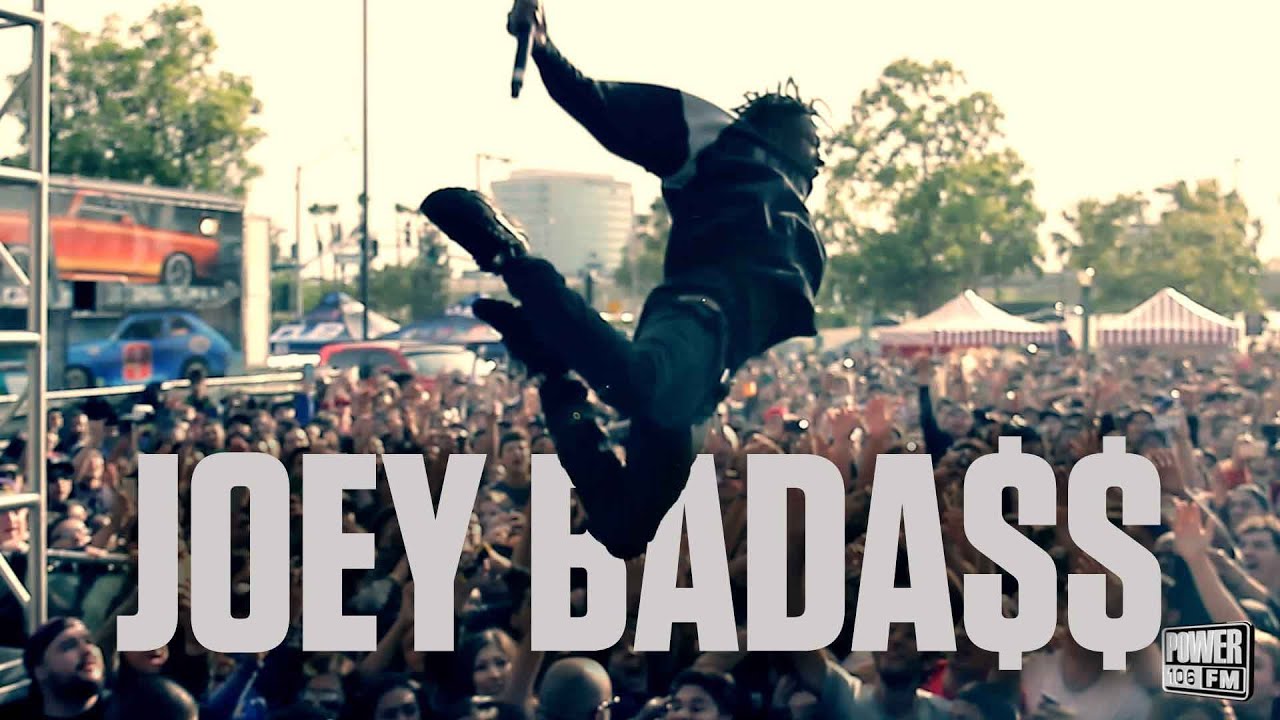 Joey Bada$$ Crowd Surfs While Performing 'Survival Tactics' LIVE