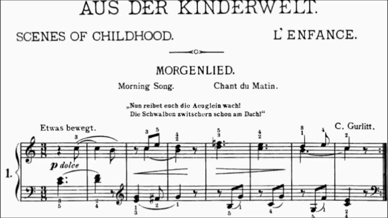 Gurlitt Op.74 Scenes of Childhood (Complete)