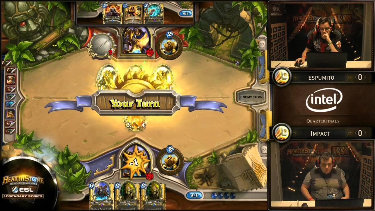 ESL Hearthstone Legendary Series Katowice 2016 - Espumito vs. Impact