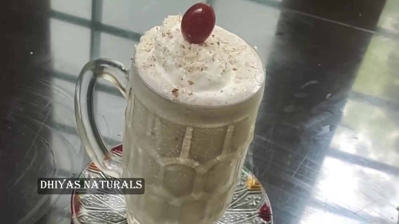 #Dhiyasnaturals #milkshake Restaurant Style Rich Milk Shake in Tamil@DhiyasNaturalscom