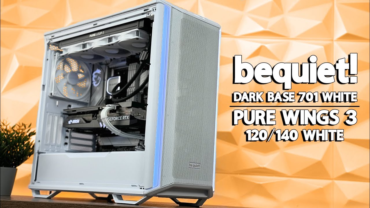 BeQuiet! DARK BASE 701 WHITE - No Compromises | RTX 4080 | R9 7900X3D | 128GB RAM