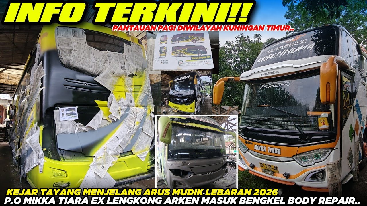 AKHIRNYA SUDAH MULAI BERWARNA & TAMPIL BEDA!! DUO ARMADA MILIKNYA P.O LURAGUNG GROUP DI BODY REPAIR