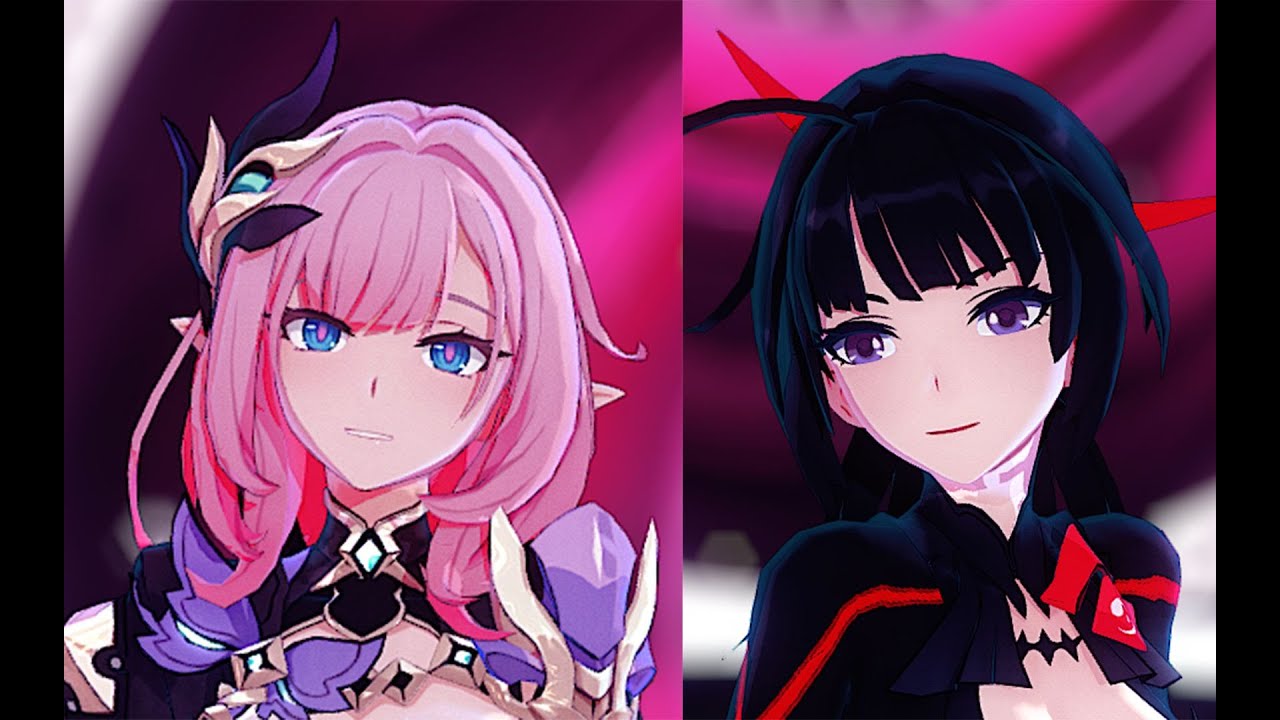 【Honkai Impact 3 MMD／4K／60FPS】Elysia & Raiden Mei【Love Me If You Can】