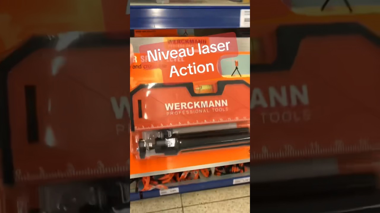 Je teste le nouveau niveau laser Action #test #niveaulaser #outil #bricolage #magasinaction #action