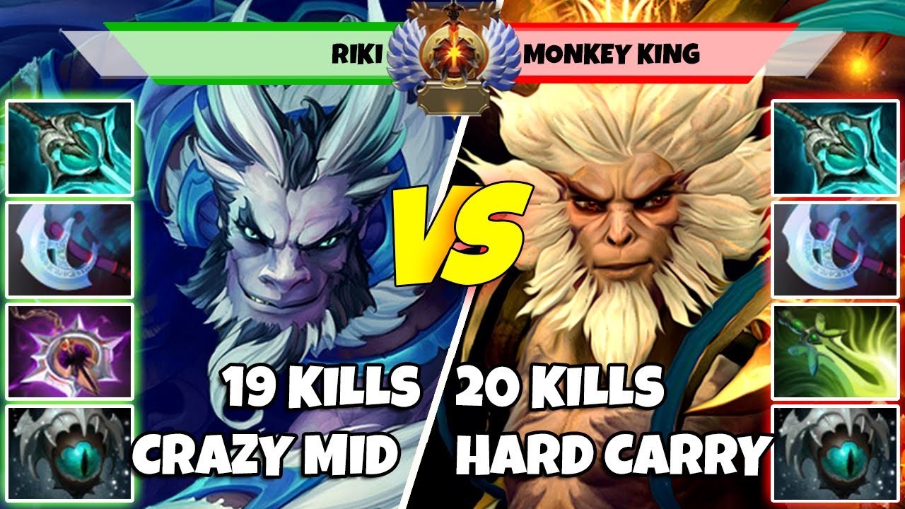 RIKI (Mid) vs MONKEY KING (Carry) - Epic Battle Of Immortal Rank Dota 2 Players - Z Dota 2