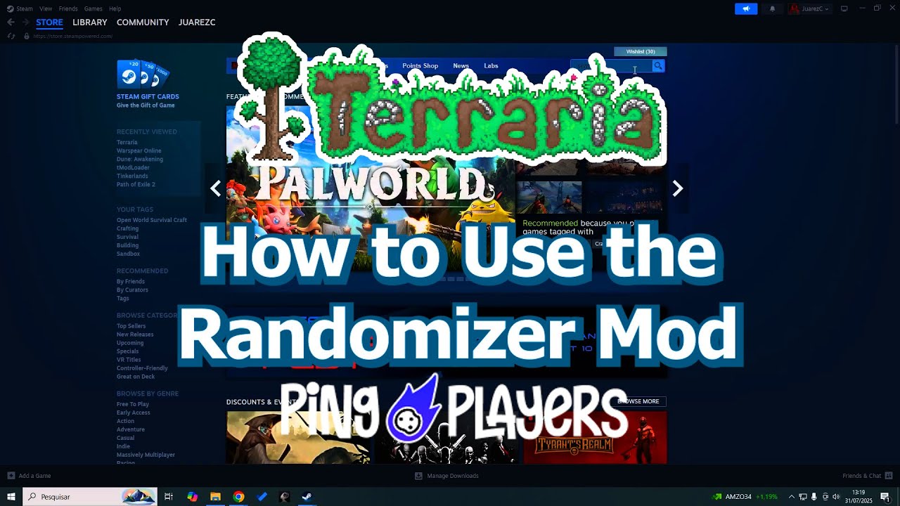 How to Use the Randomizer Mod in Terraria