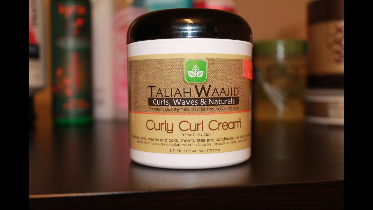 4c | Taliah Waajid Curly Curl Cream Demo && Review