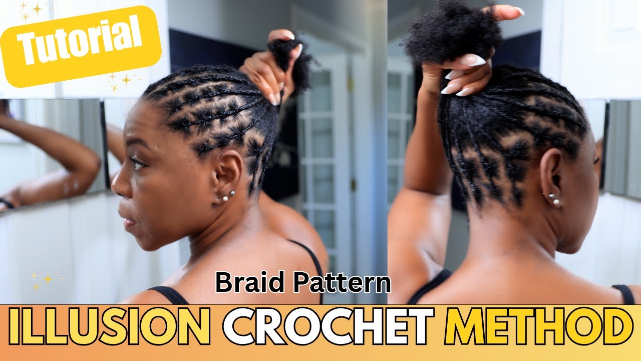 How I Braid My Hair for Illusion Crochet Braids | Miko