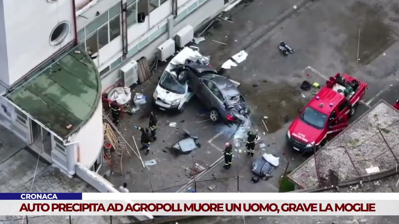 CRONACA. AUTO PRECIPITA AD AGROPOLI. MUORE UN UOMO, GRAVE LA MOGLIE